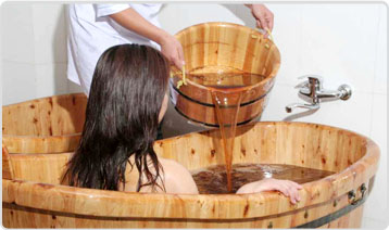 白癜风药浴治疗图片